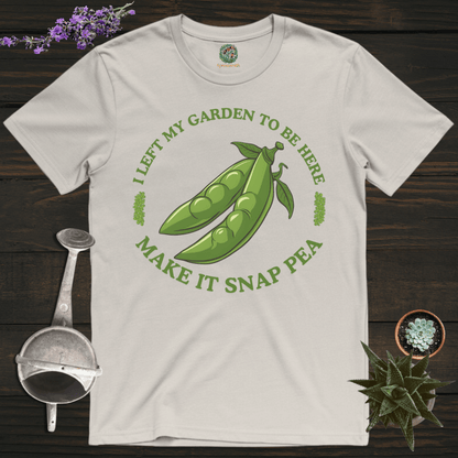 Sproutsmith T-Shirt Ice Grey / S Make It Snap Pea T-Shirt