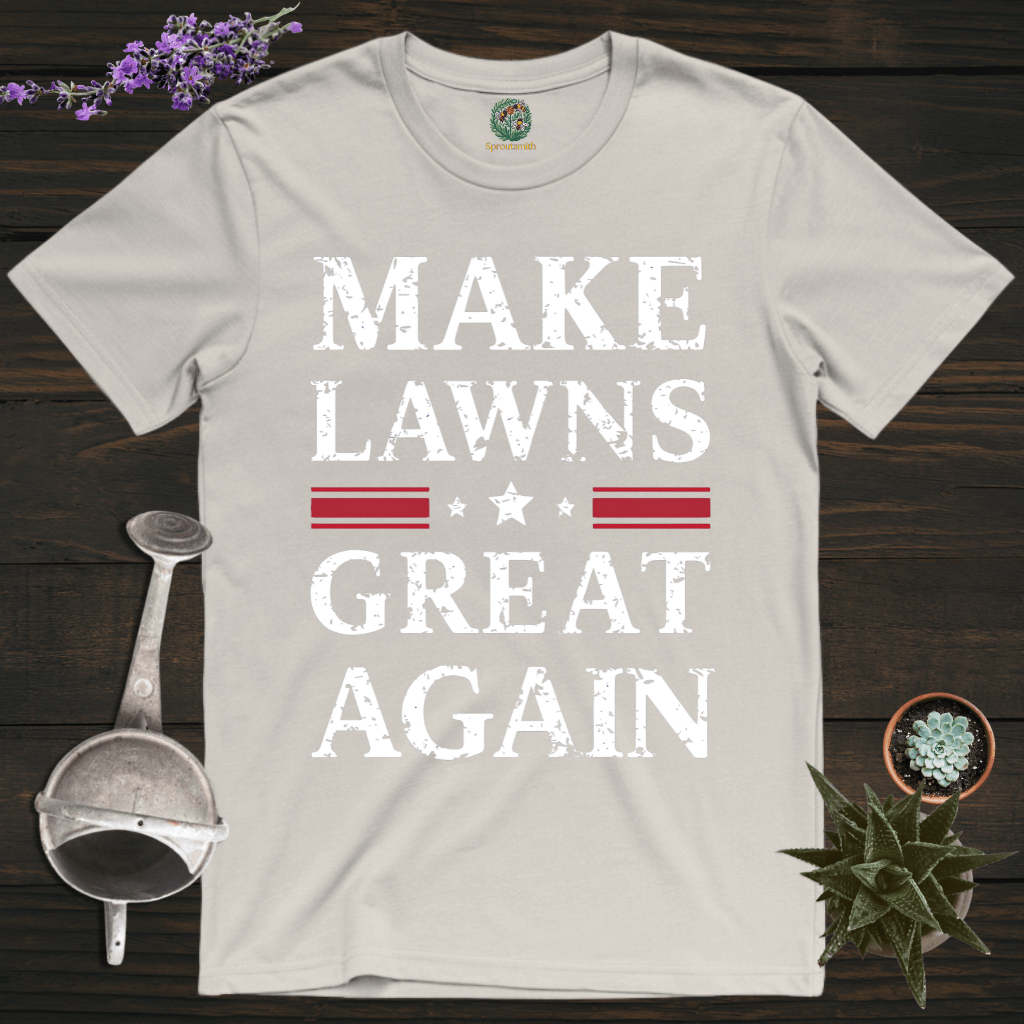 Sproutsmith T-Shirt Ice Grey / S Make Lawns Great T-Shirt