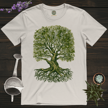 Sproutsmith T-Shirt Ice Grey / S Monochrome Tree T-Shirt