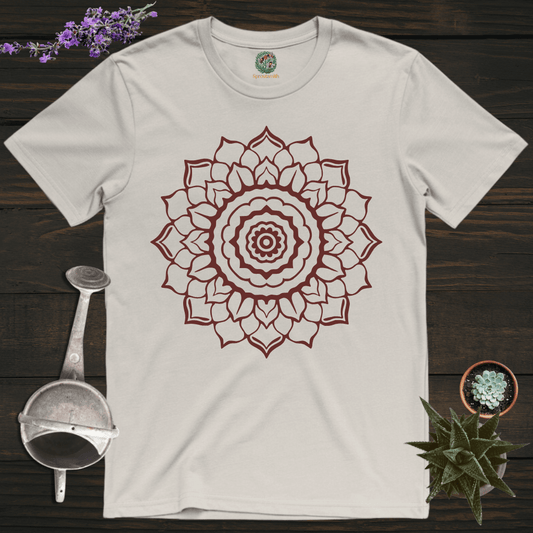 Sproutsmith T-Shirt Ice Grey / S Rose Mandala T-Shirt