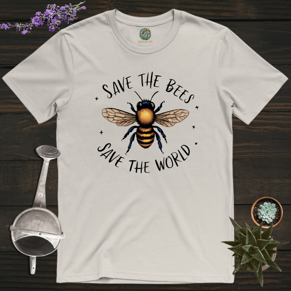 Sproutsmith T-Shirt Ice Grey / S Save the Bees T-Shirt