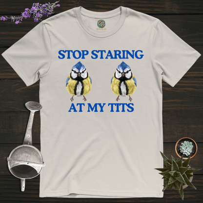 Sproutsmith T-Shirt Ice Grey / S Stop Staring at My Tits T-Shirt