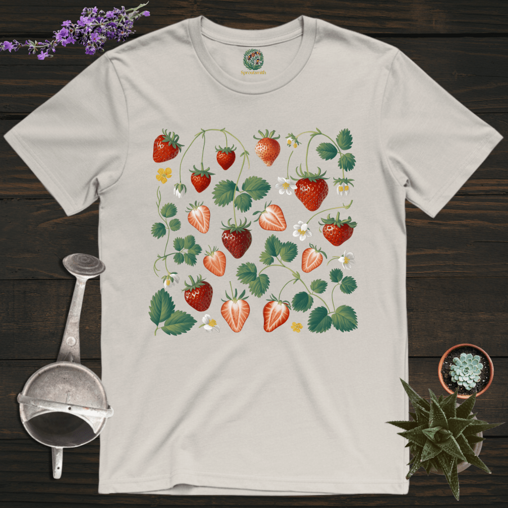 Sproutsmith T-Shirt Ice Grey / S Strawberries T-Shirt