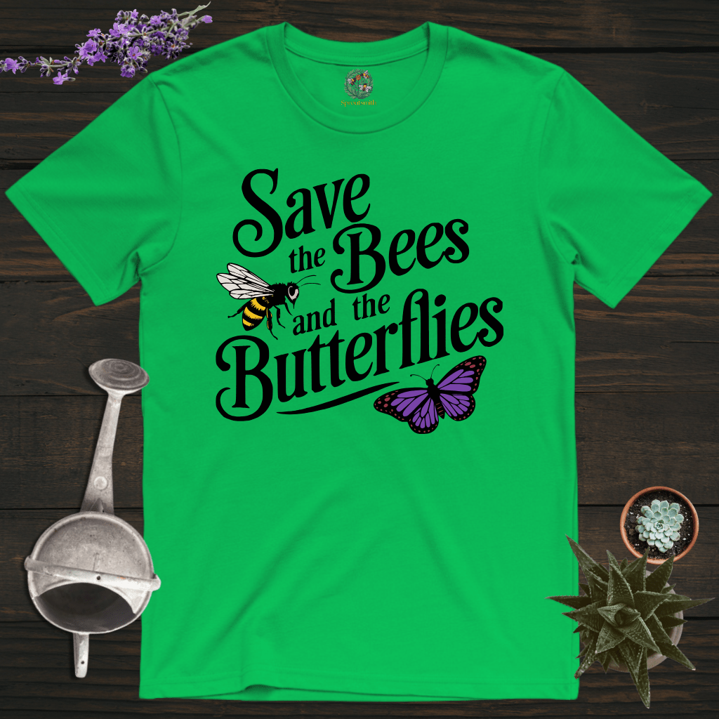 Sproutsmith T-Shirt Irish Green / S Bees and Butterflies T-Shirt