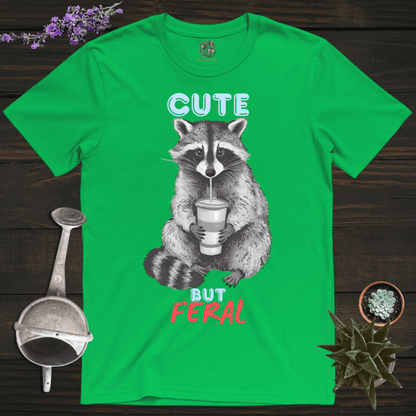 Sproutsmith T-Shirt Irish Green / S Cute But Feral T-Shirt