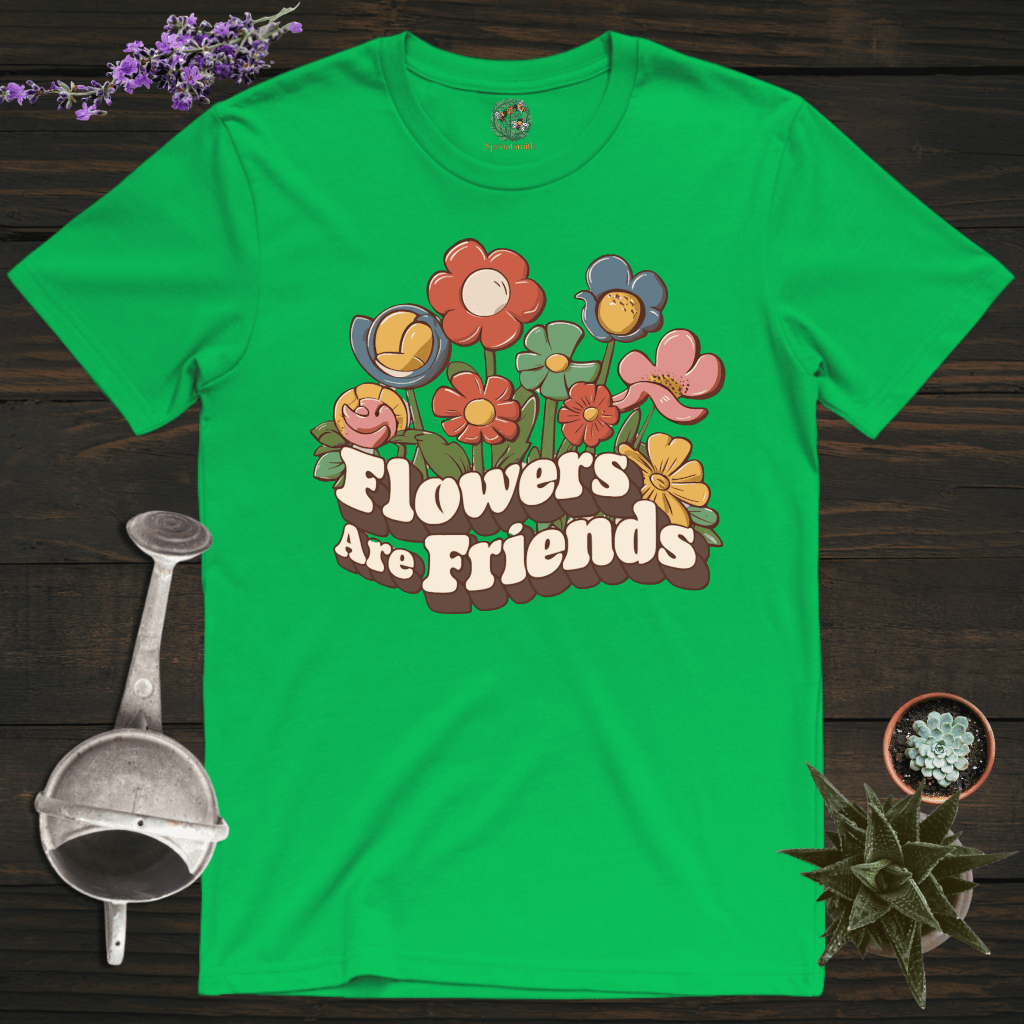 Sproutsmith T-Shirt Irish Green / S Flowers Are Friends T-Shirt