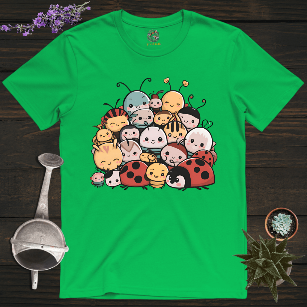 Sproutsmith T-Shirt Irish Green / S Friendly Bugs T-Shirt