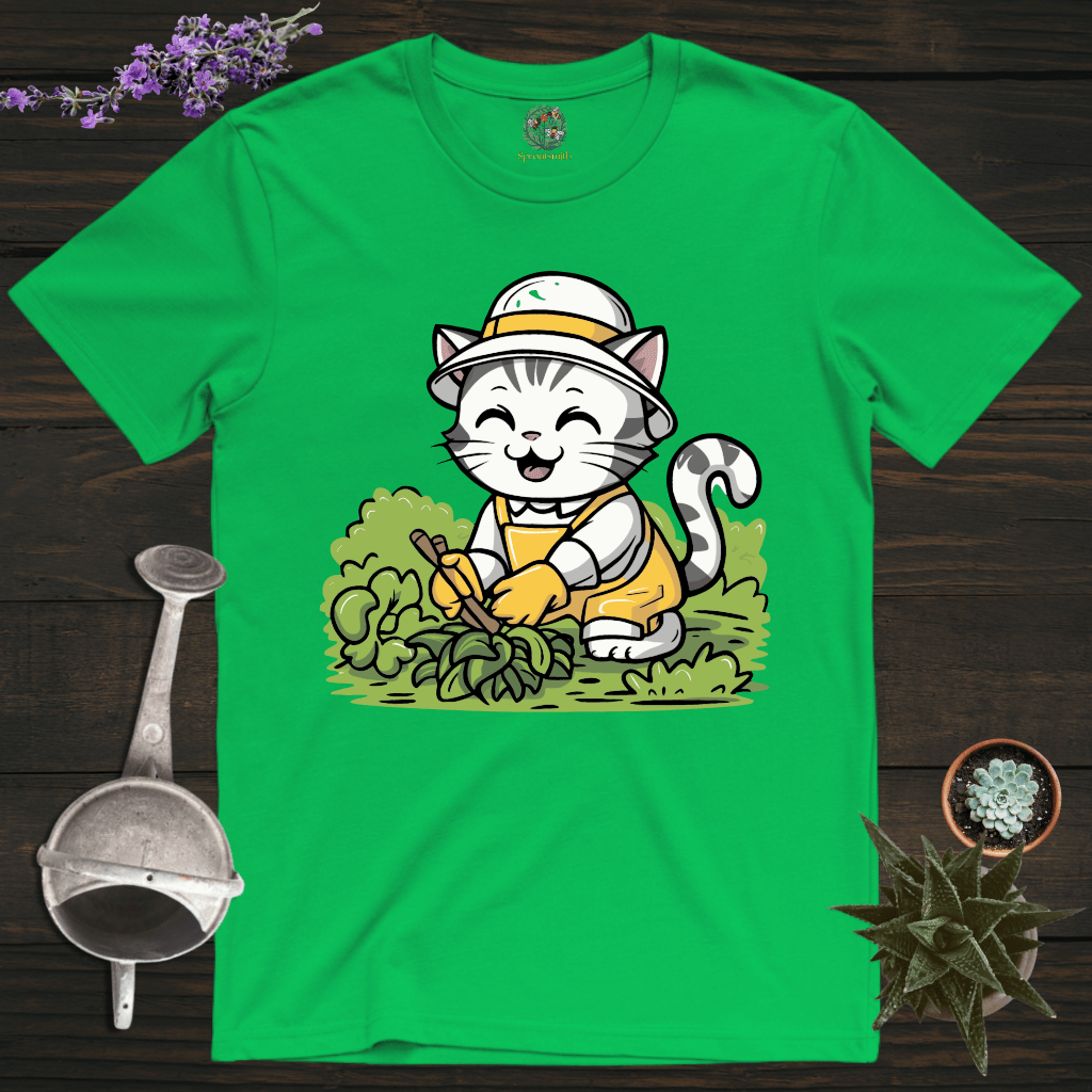 Sproutsmith T-Shirt Irish Green / S Garden Cat T-Shirt