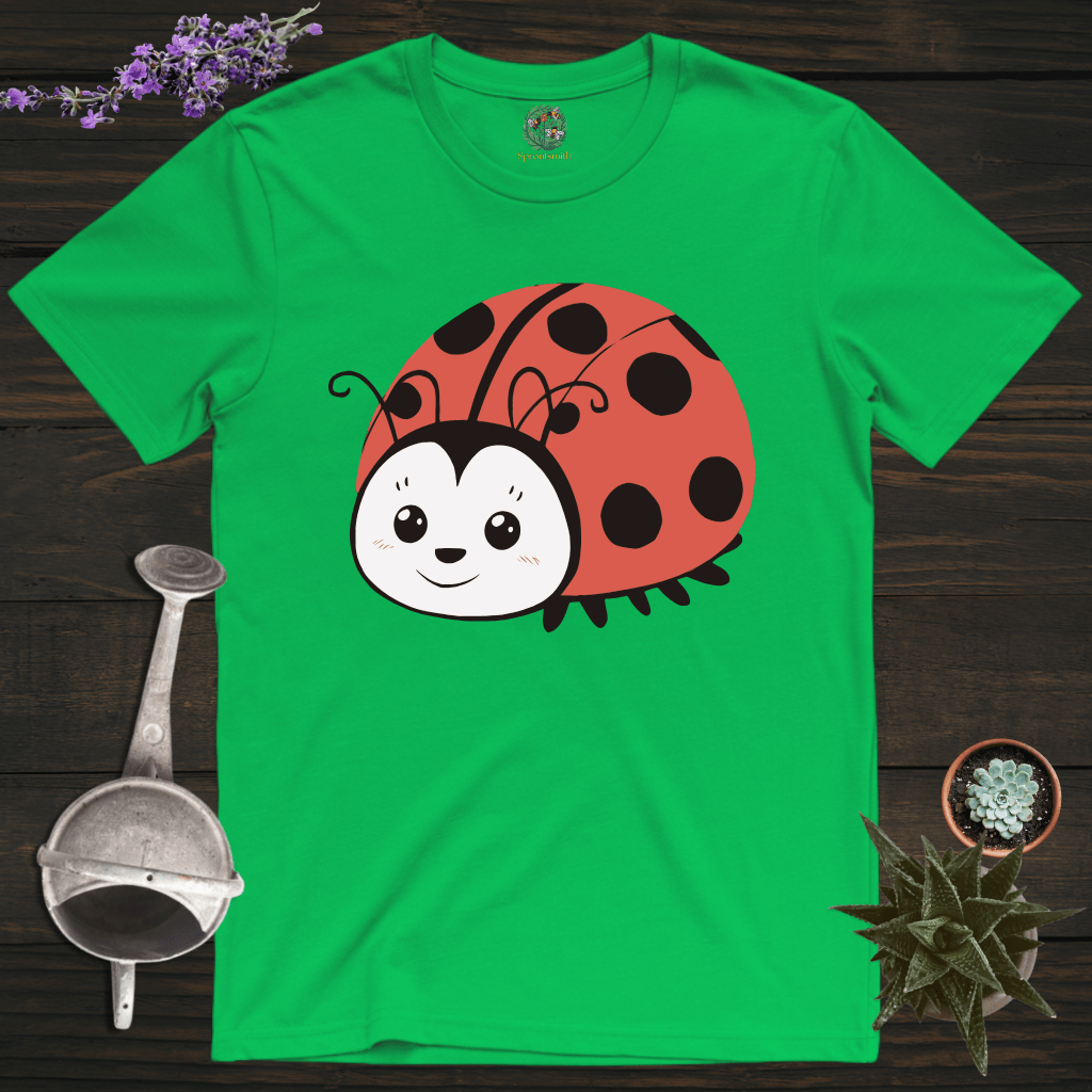 Sproutsmith T-Shirt Irish Green / S Happy Ladybug T-Shirt