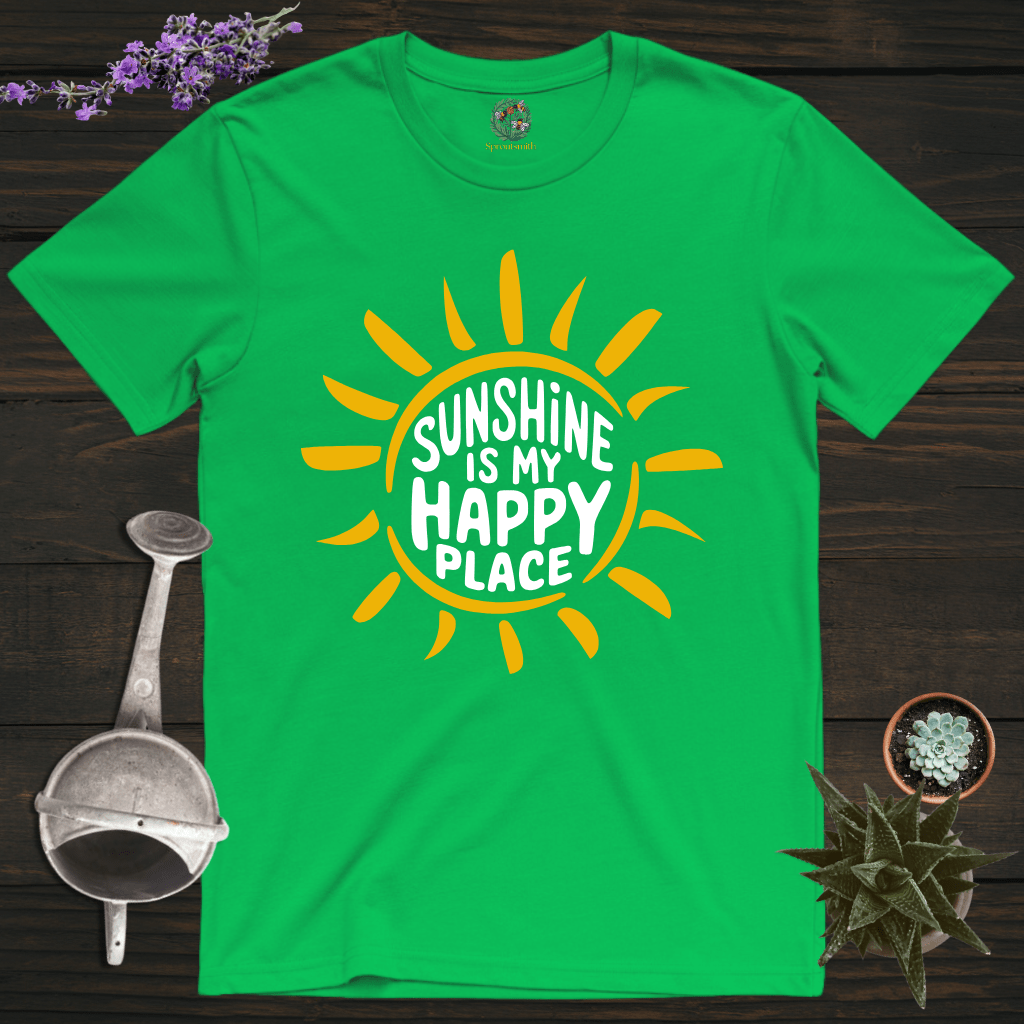 Sproutsmith T-Shirt Irish Green / S Happy Place T-Shirt