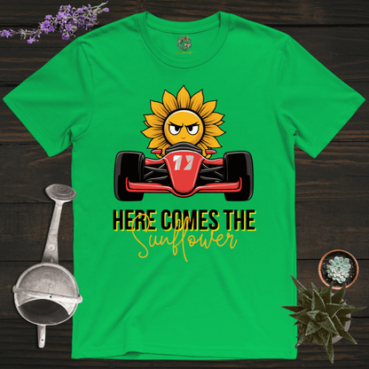 Sproutsmith T-Shirt Irish Green / S Here Comes the Sunflower T-Shirt