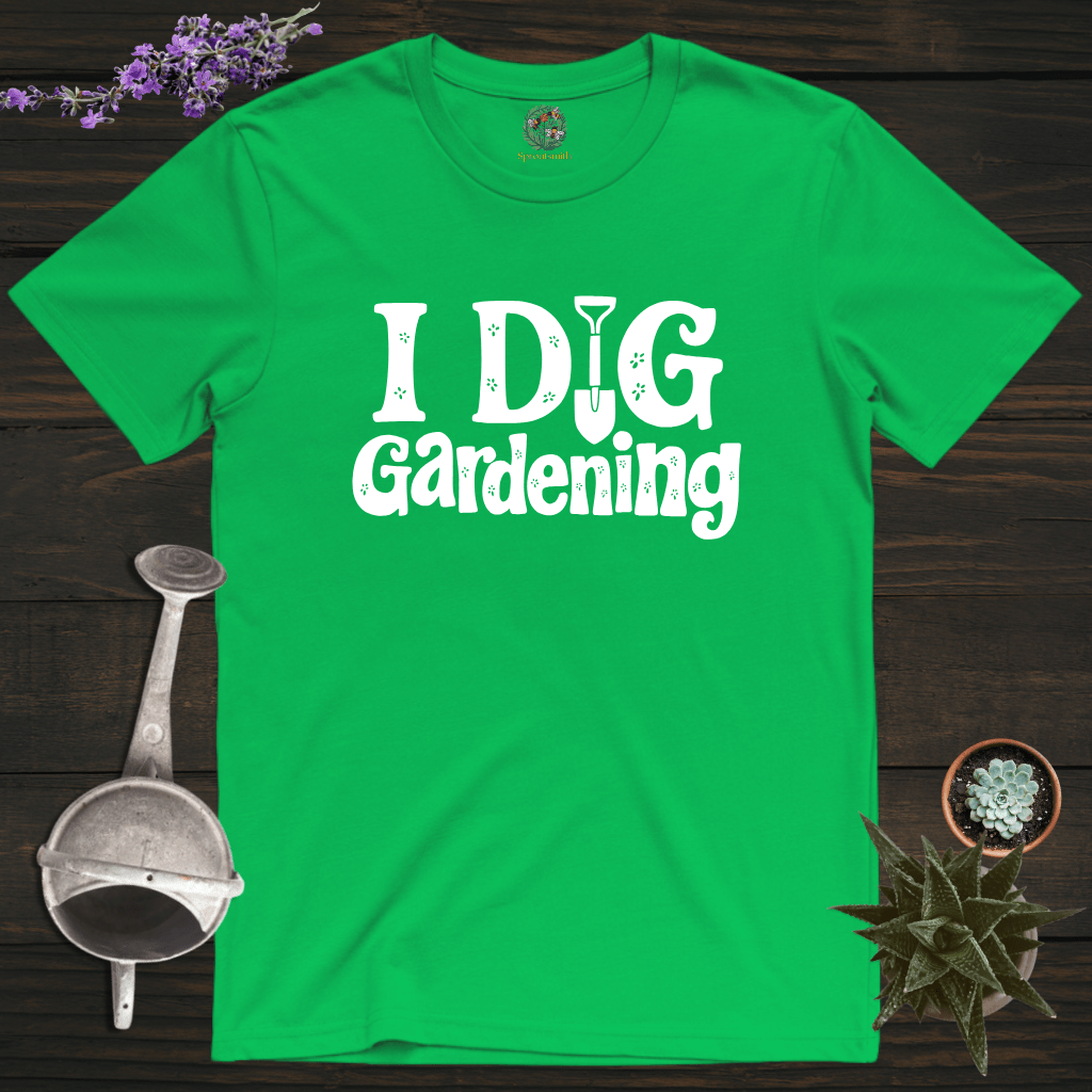 Sproutsmith T-Shirt Irish Green / S I Dig Gardening T-Shirt