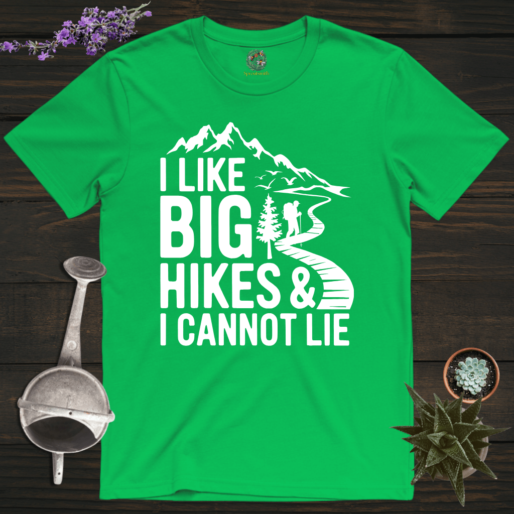 Sproutsmith T-Shirt Irish Green / S I Like Big Hikes T-Shirt
