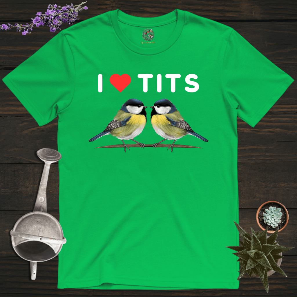 Sproutsmith T-Shirt Irish Green / S I Love Tits T-Shirt