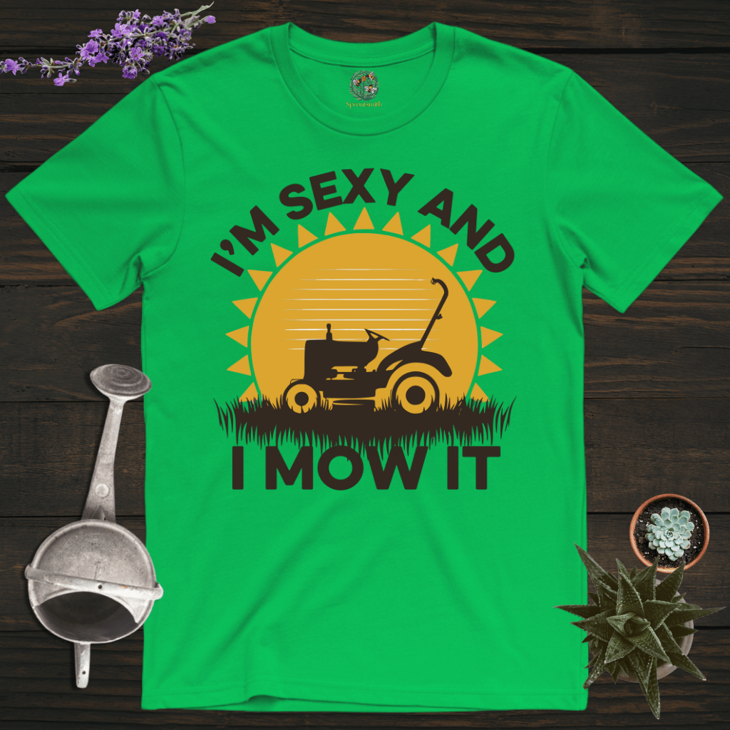 Sproutsmith T-Shirt Irish Green / S I Mow It T-Shirt