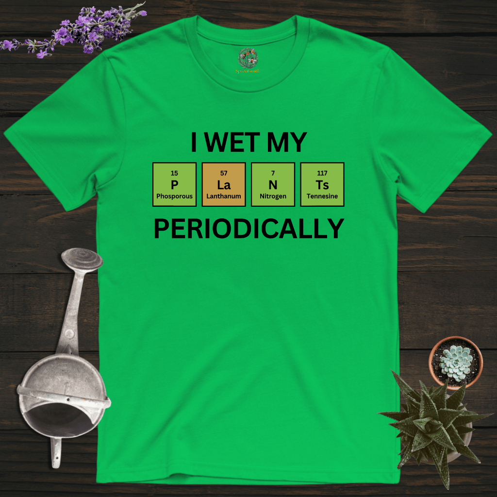 Sproutsmith T-Shirt Irish Green / S I Wet My Plants T-Shirt