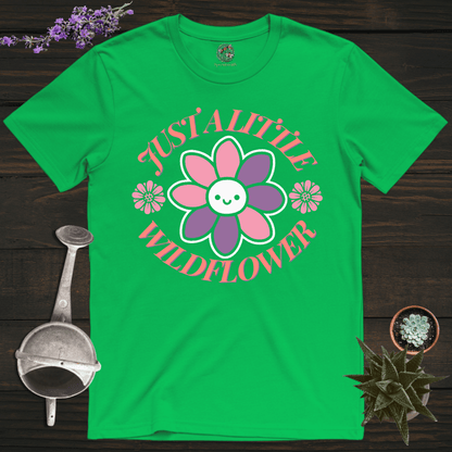 Sproutsmith T-Shirt Irish Green / S Just a Little Wildflower T-Shirt
