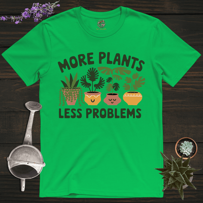 Sproutsmith T-Shirt Irish Green / S More Plants Less Problems T-Shirt