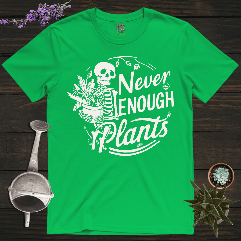 Sproutsmith T-Shirt Irish Green / S Never Enough Plants T-Shirt
