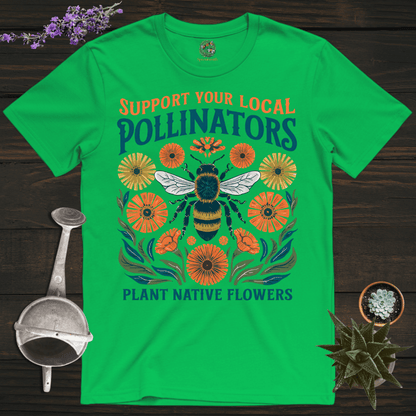 Sproutsmith T-Shirt Irish Green / S Plant Native Flowers T-Shirt