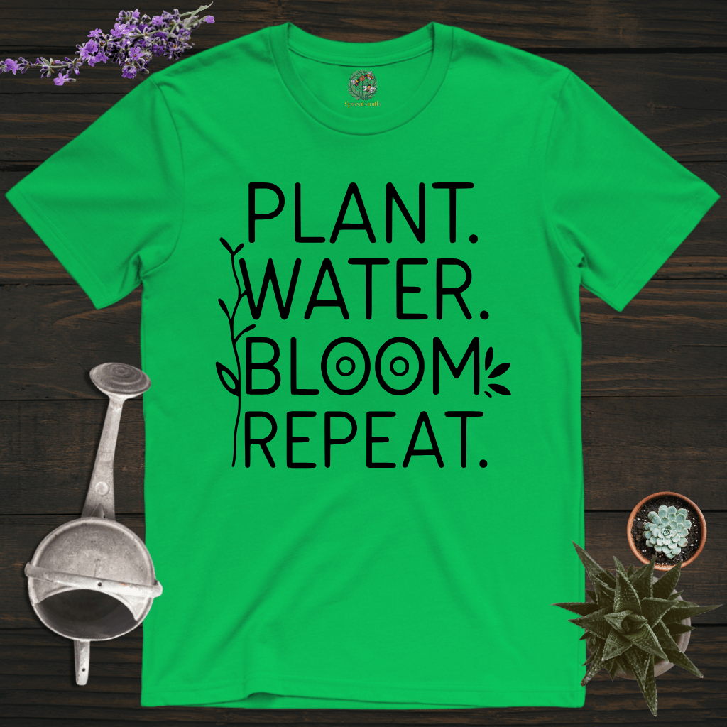 Sproutsmith T-Shirt Irish Green / S Plant Water Bloom Repeat T-Shirt