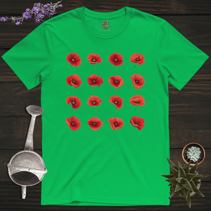 Sproutsmith T-Shirt Irish Green / S Poppies T-Shirt