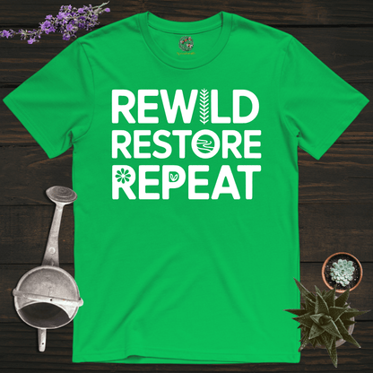 Sproutsmith T-Shirt Irish Green / S Rewild Restore Repeat T-Shirt