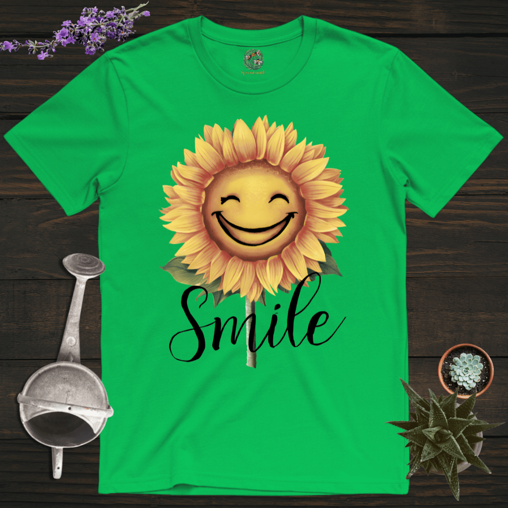 Sproutsmith T-Shirt Irish Green / S Smile Sunflower T-Shirt