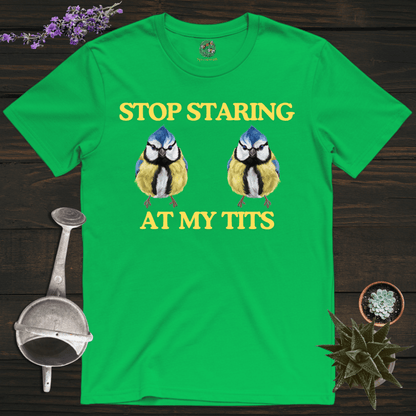 Sproutsmith T-Shirt Irish Green / S Stop Staring at My Tits T-Shirt