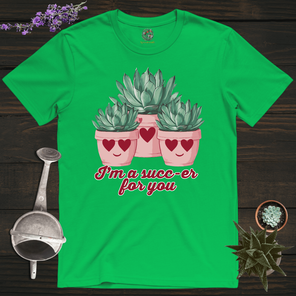 Sproutsmith T-Shirt Irish Green / S Succ-er For You T-Shirt