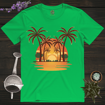 Sproutsmith T-Shirt Irish Green / S Sunset Palms T-Shirt