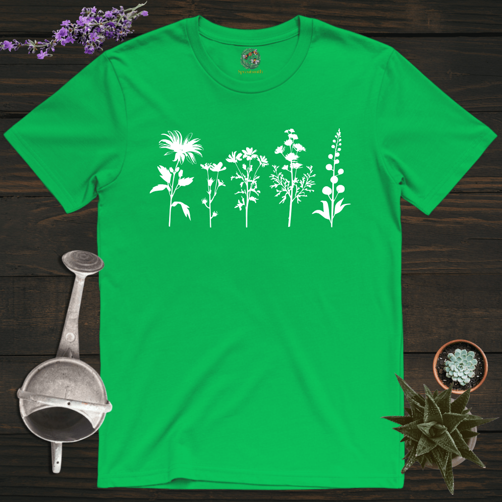 Sproutsmith T-Shirt Irish Green / S Wild Flowers T-Shirt