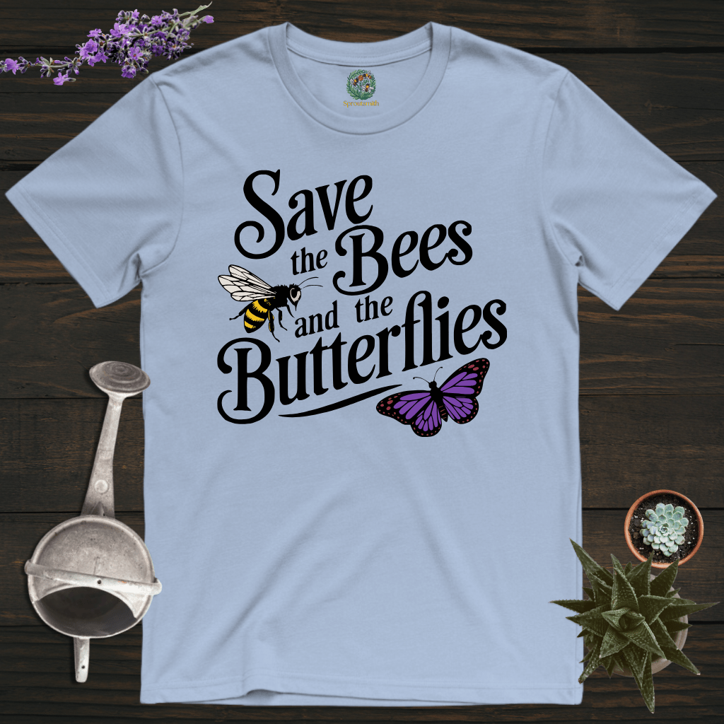 Sproutsmith T-Shirt Light Blue / S Bees and Butterflies T-Shirt