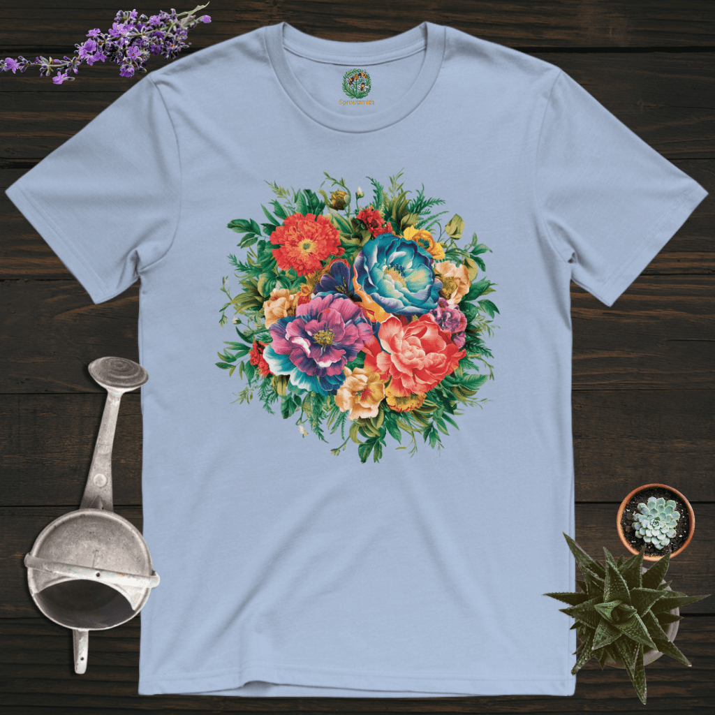 Sproutsmith T-Shirt Light Blue / S Blooming Flowers T-Shirt