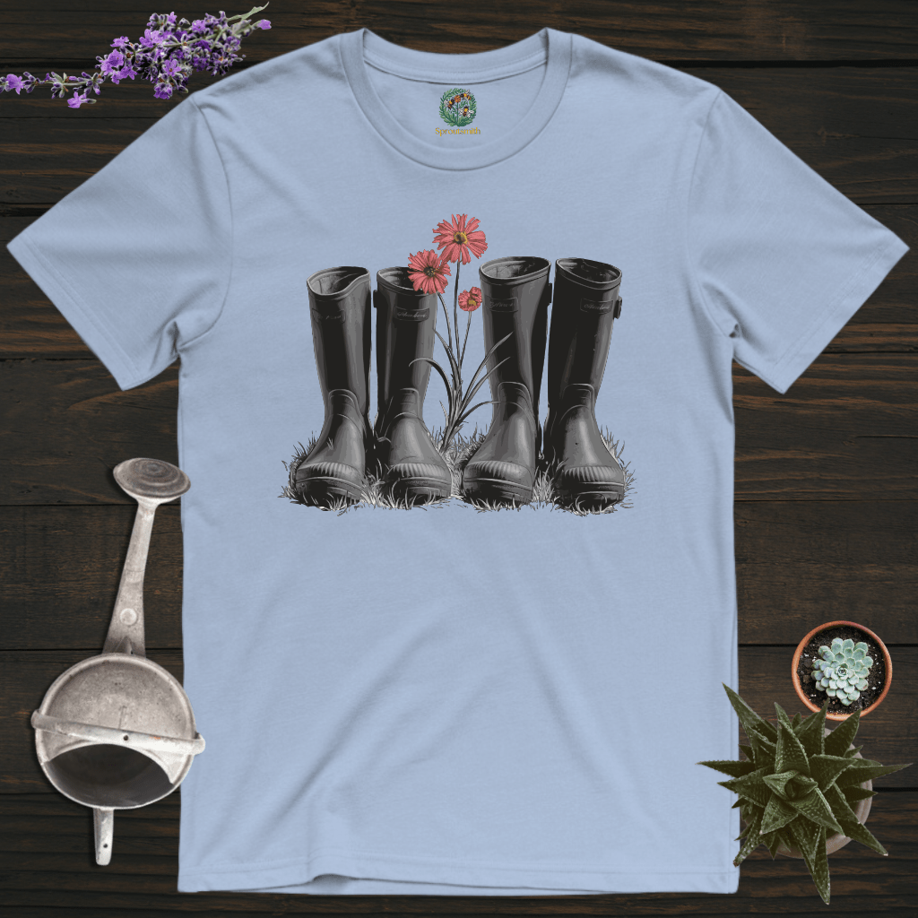 Sproutsmith T-Shirt Light Blue / S Couple of Wellies T-Shirt