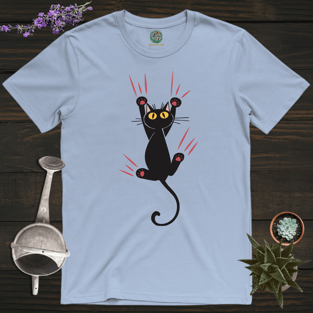 Sproutsmith T-Shirt Light Blue / S Don't Let Go Cat T-Shirt