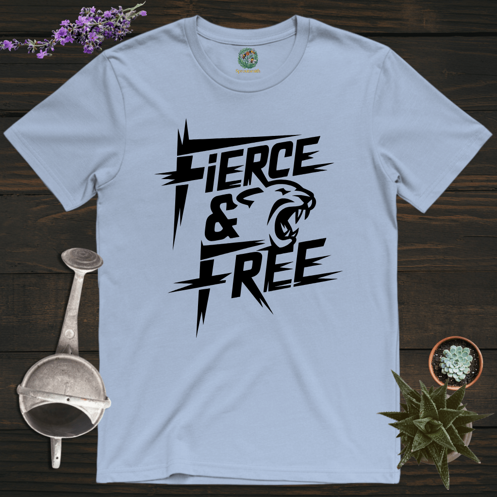 Sproutsmith T-Shirt Light Blue / S Fierce and Free T-Shirt