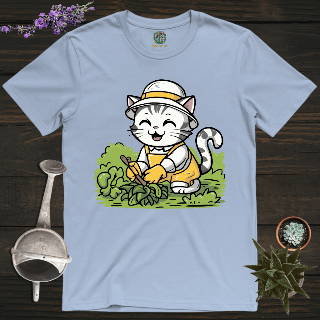 Sproutsmith T-Shirt Light Blue / S Garden Cat T-Shirt