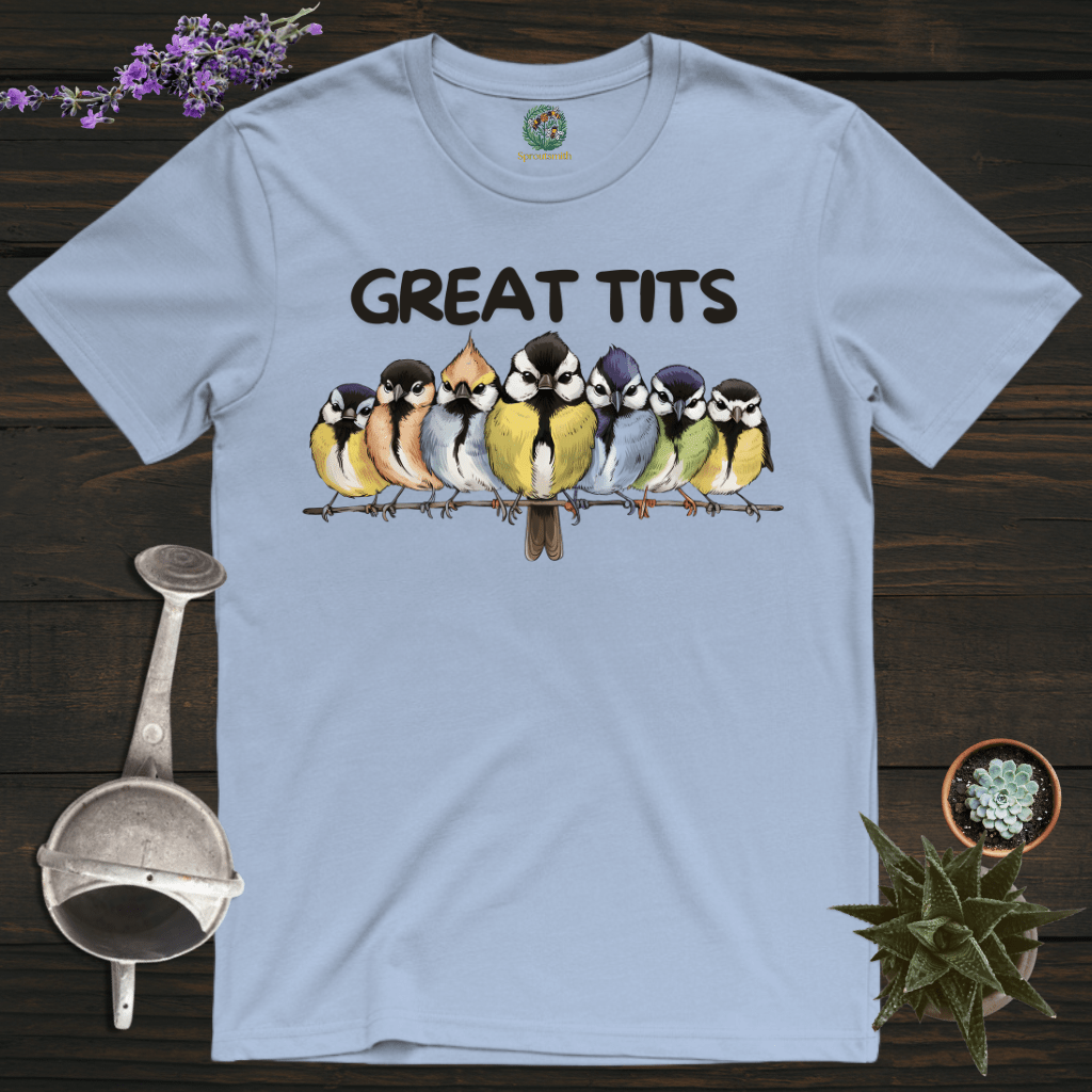 Sproutsmith T-Shirt Light Blue / S Great Tits T-Shirt