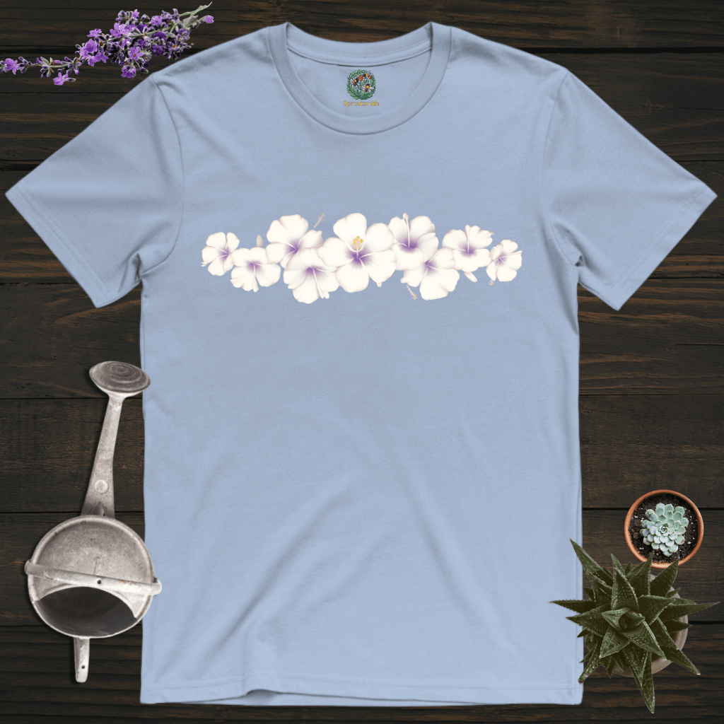 Sproutsmith T-Shirt Light Blue / S Hibiscus Heaven T-Shirt