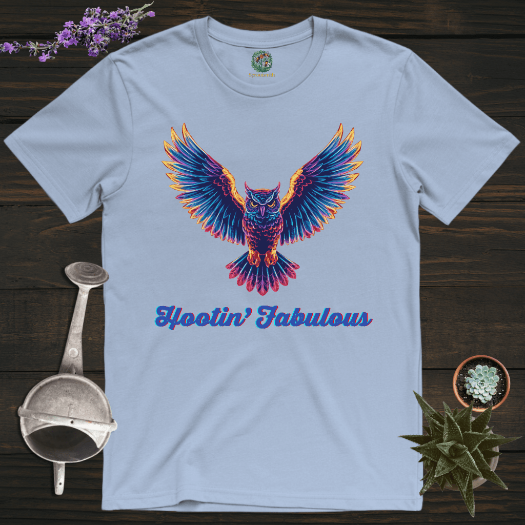 Sproutsmith T-Shirt Light Blue / S Hootin' Fabulous T-Shirt