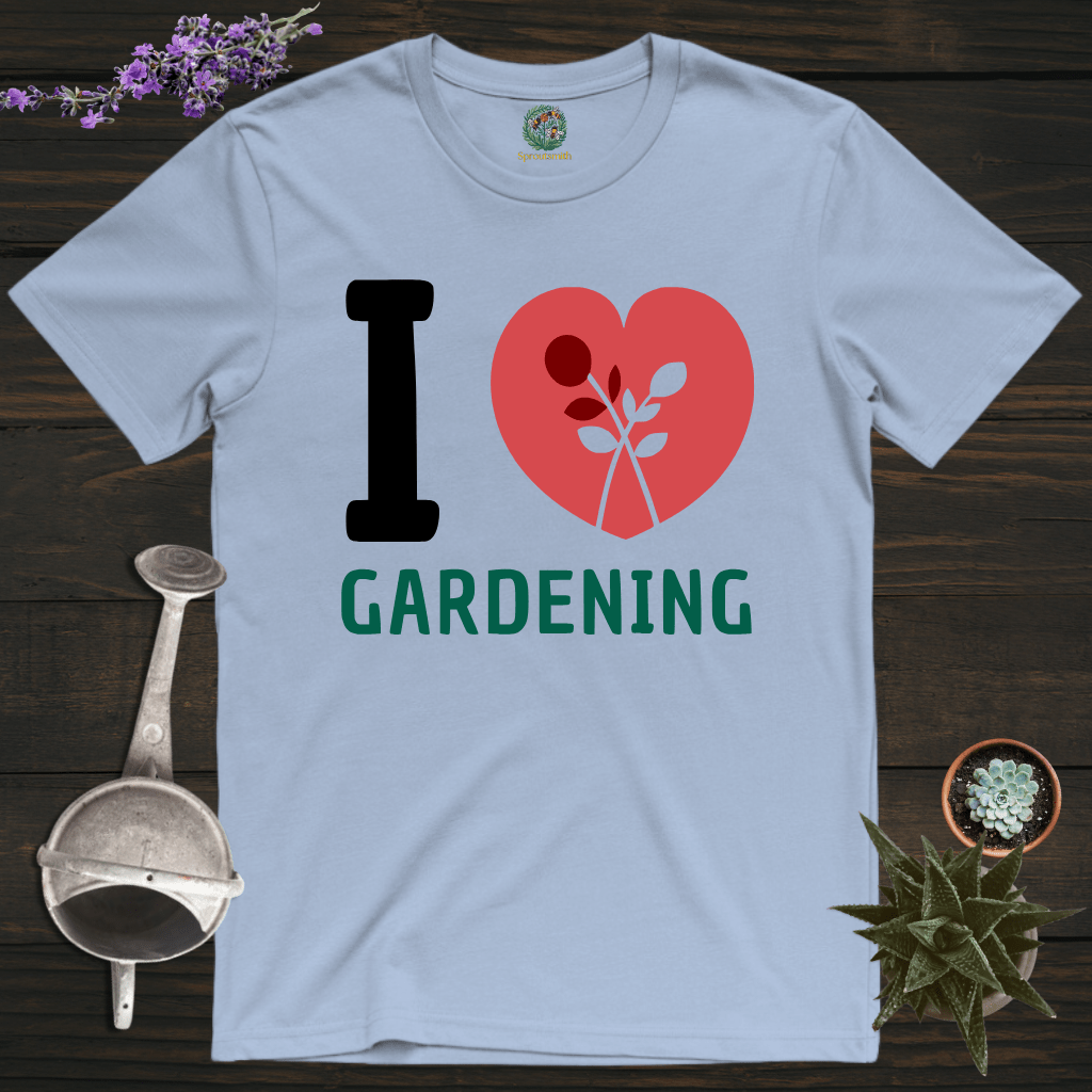 Sproutsmith T-Shirt Light Blue / S I Heart Gardening T-Shirt