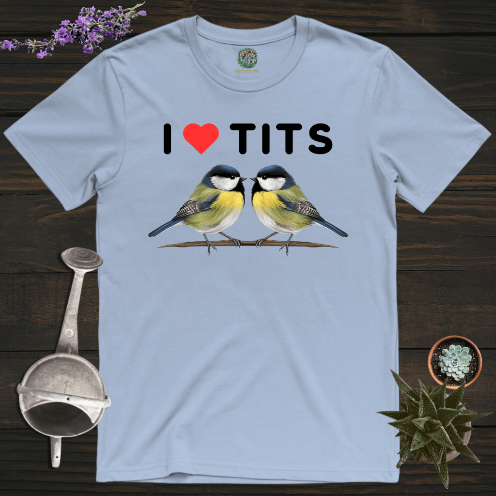 Sproutsmith T-Shirt Light Blue / S I Love Tits T-Shirt