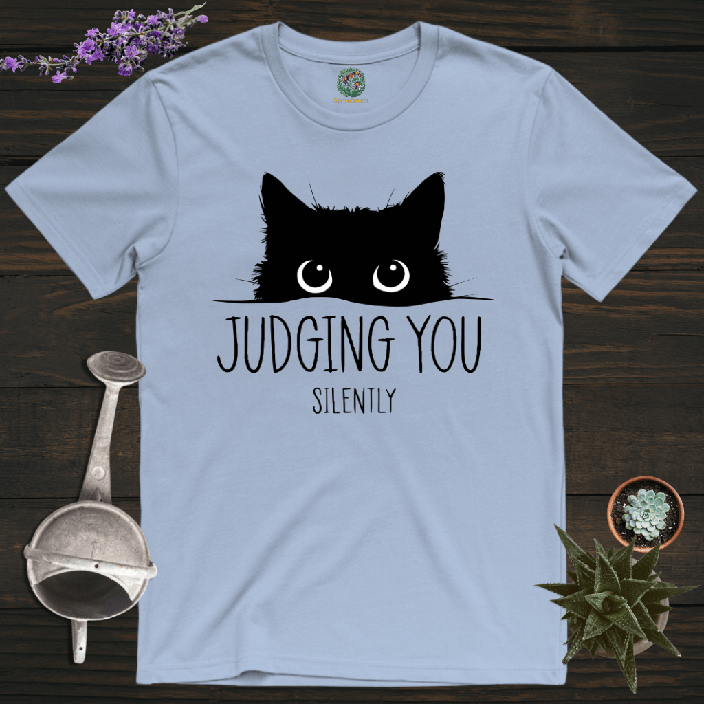 Sproutsmith T-Shirt Light Blue / S Judging You Silently T-Shirt