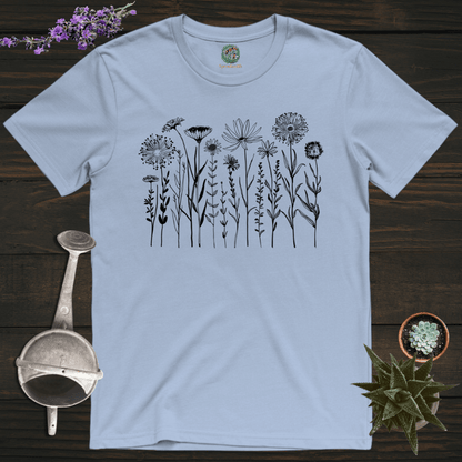 Sproutsmith T-Shirt Light Blue / S Midnight Garden T-Shirt