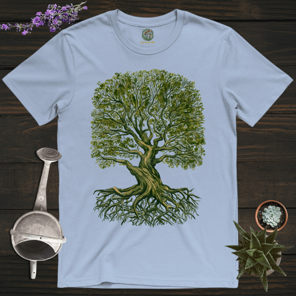 Sproutsmith T-Shirt Light Blue / S Monochrome Tree T-Shirt