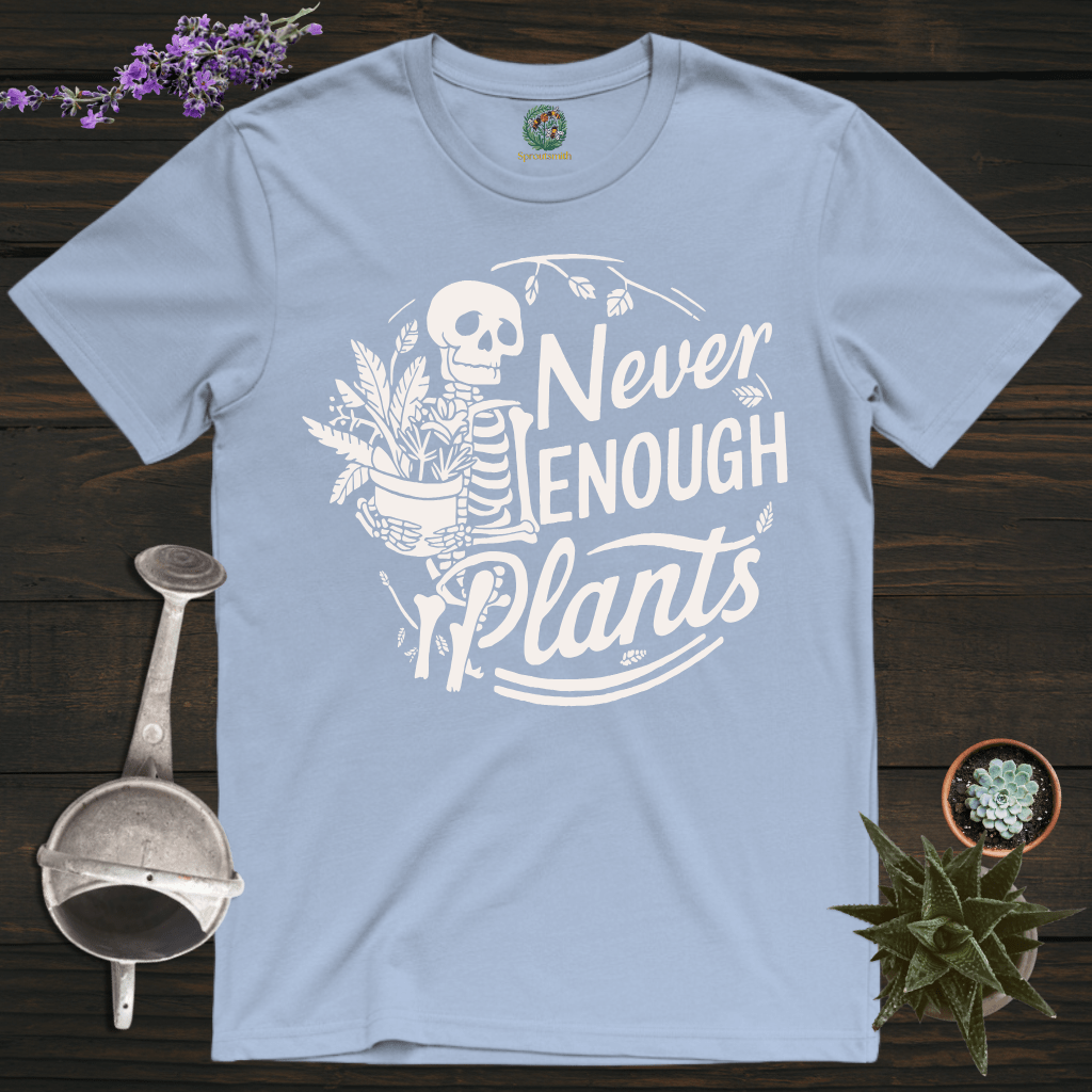Sproutsmith T-Shirt Light Blue / S Never Enough Plants T-Shirt