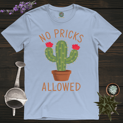 Sproutsmith T-Shirt Light Blue / S No Pricks Allowed Cactus T-Shirt