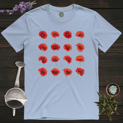 Sproutsmith T-Shirt Light Blue / S Poppies T-Shirt