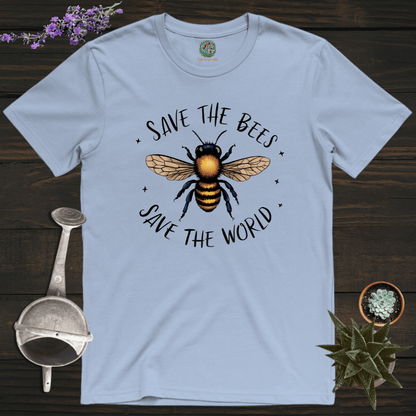Sproutsmith T-Shirt Light Blue / S Save the Bees T-Shirt